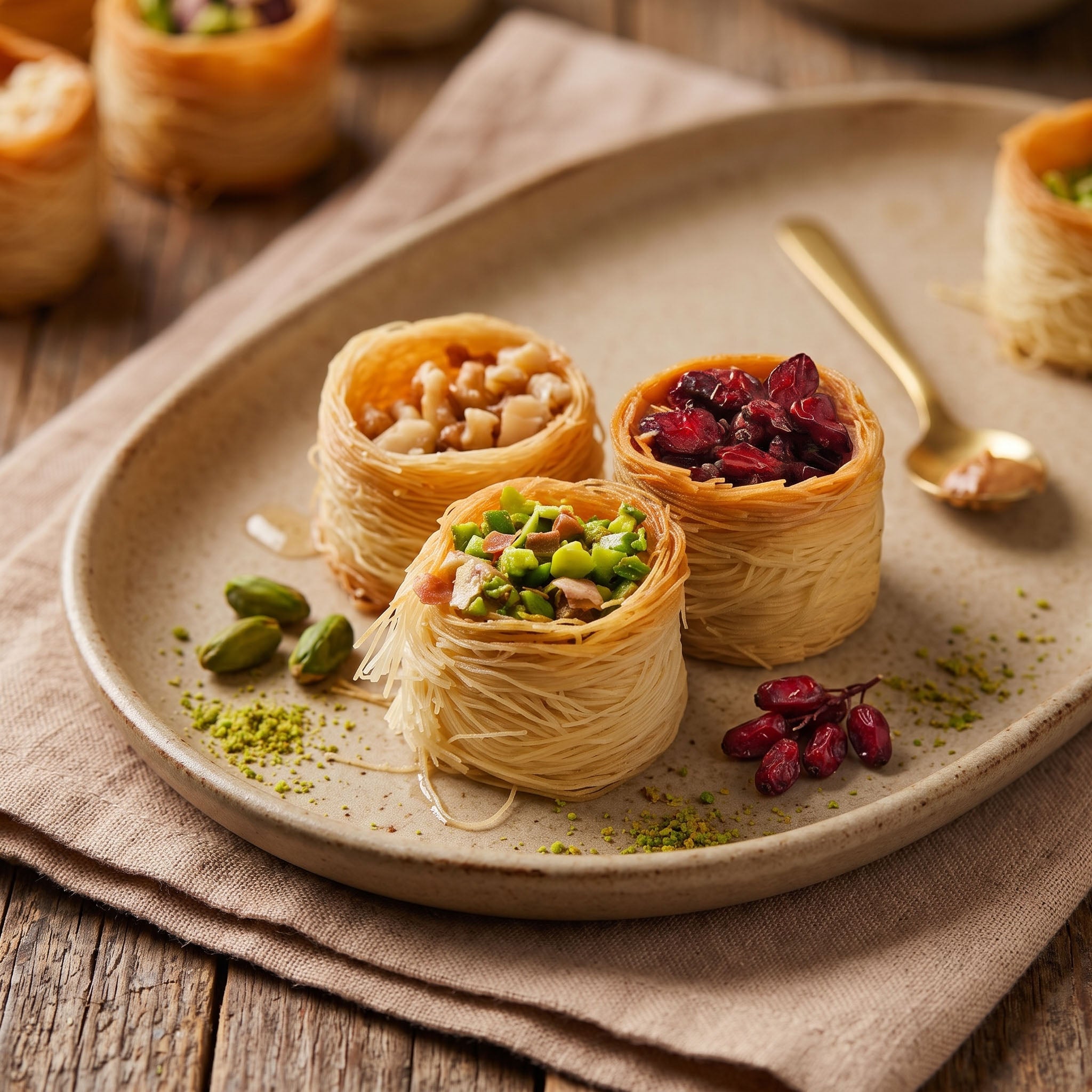 Balmy Kadayif Nest Biscuit-Creme & Toppings 180g - Ohne Sirup