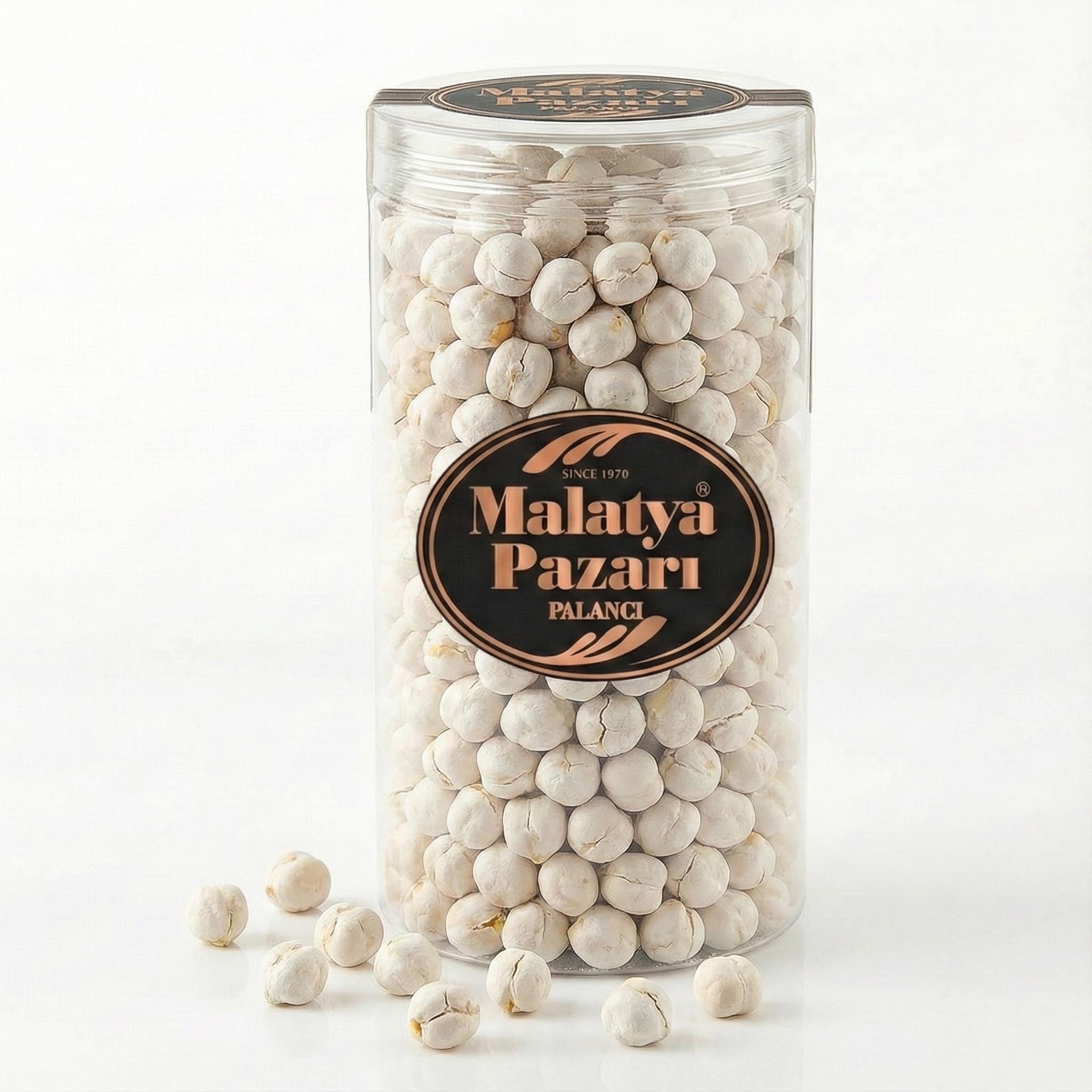 Weiße Leblebi, geröstete weiße Kichererbsen - 250 gr