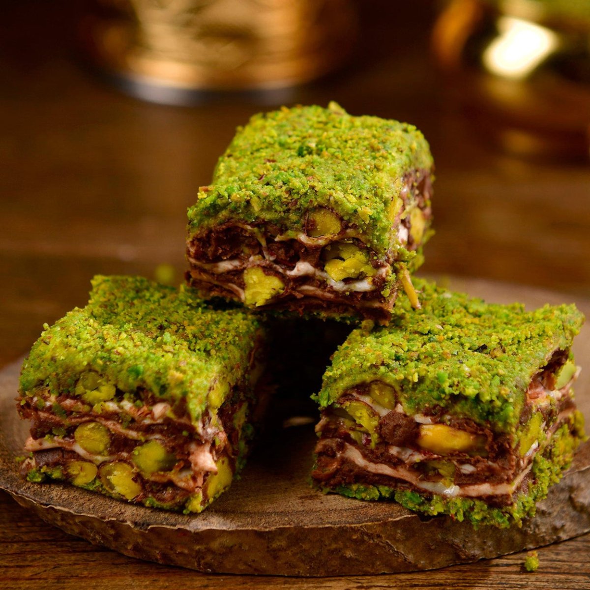 Baklava Lokum mit Pistazien und Schokolade - 350 gr - Naturdeluxe
