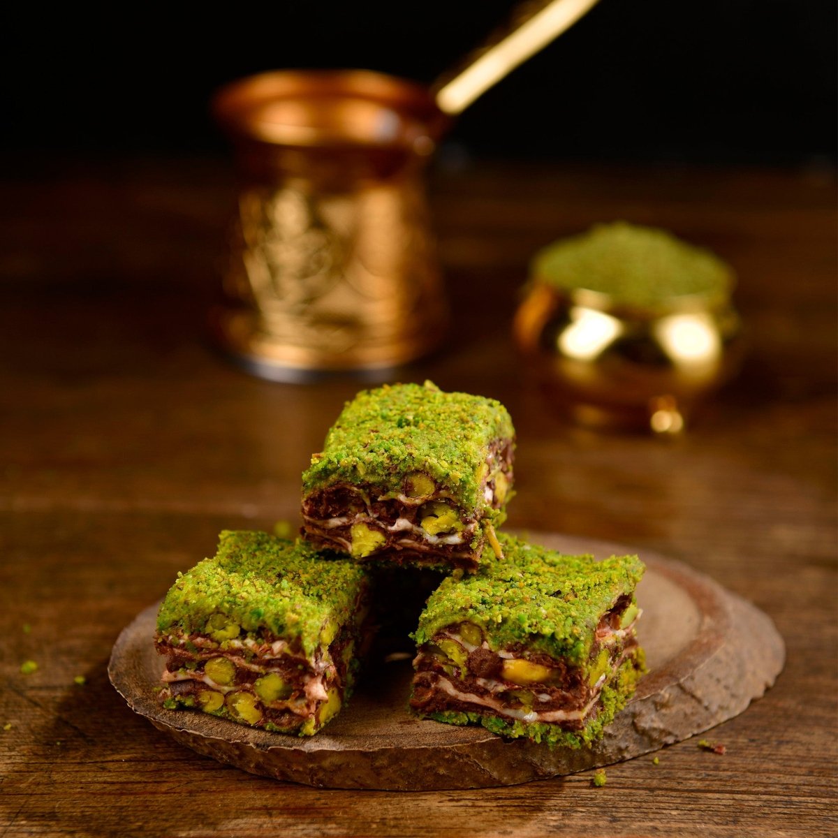 Baklava Lokum mit Pistazien und Schokolade - 350 gr - Naturdeluxe