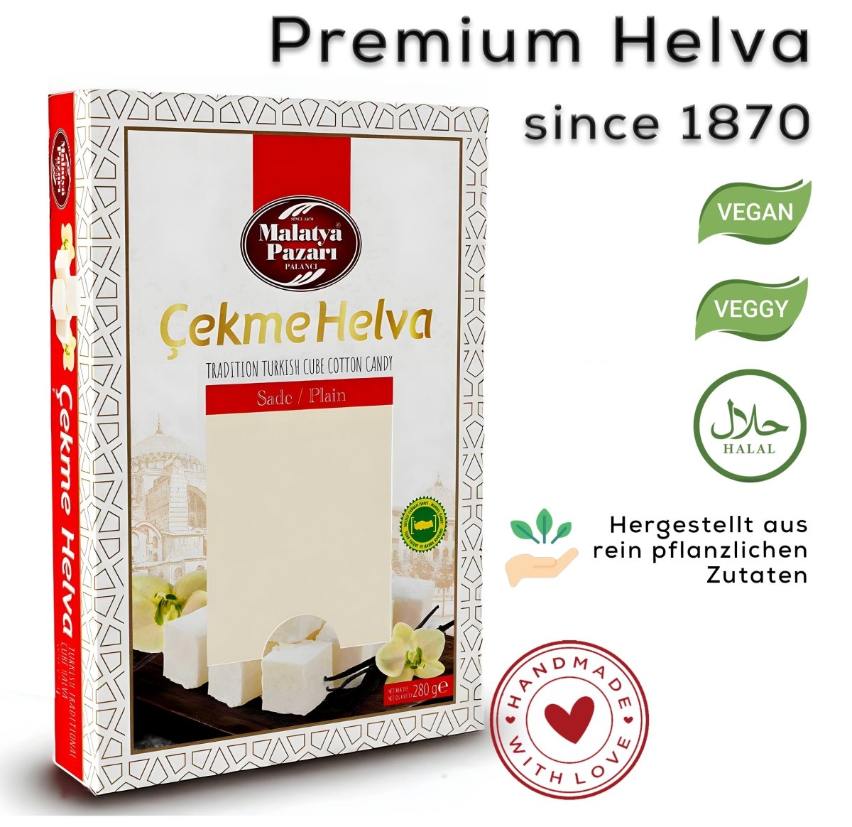Cekme Helva Sade 280 gr - Naturdeluxe