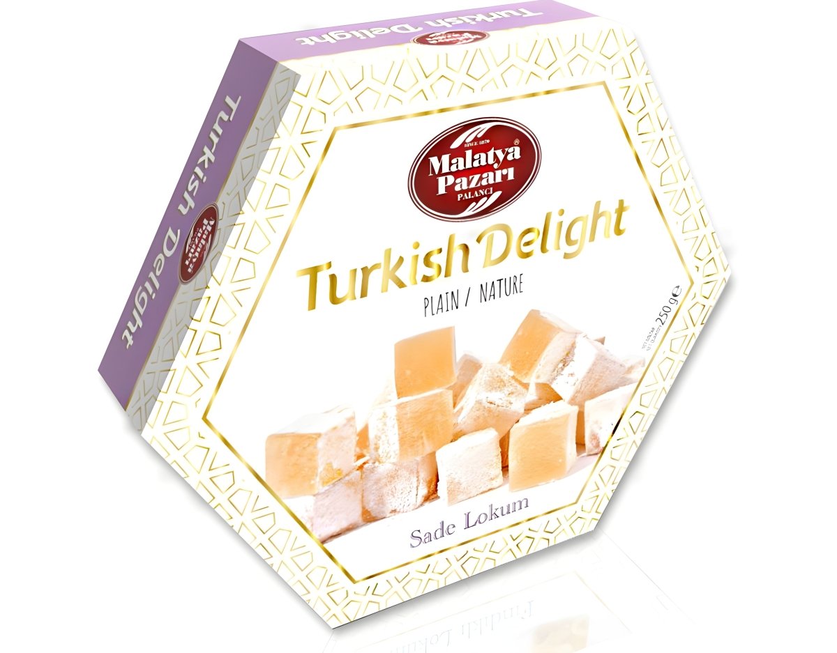 Hexagon Lokum mit Vanillengeschmack - 250 gr - Naturdeluxe