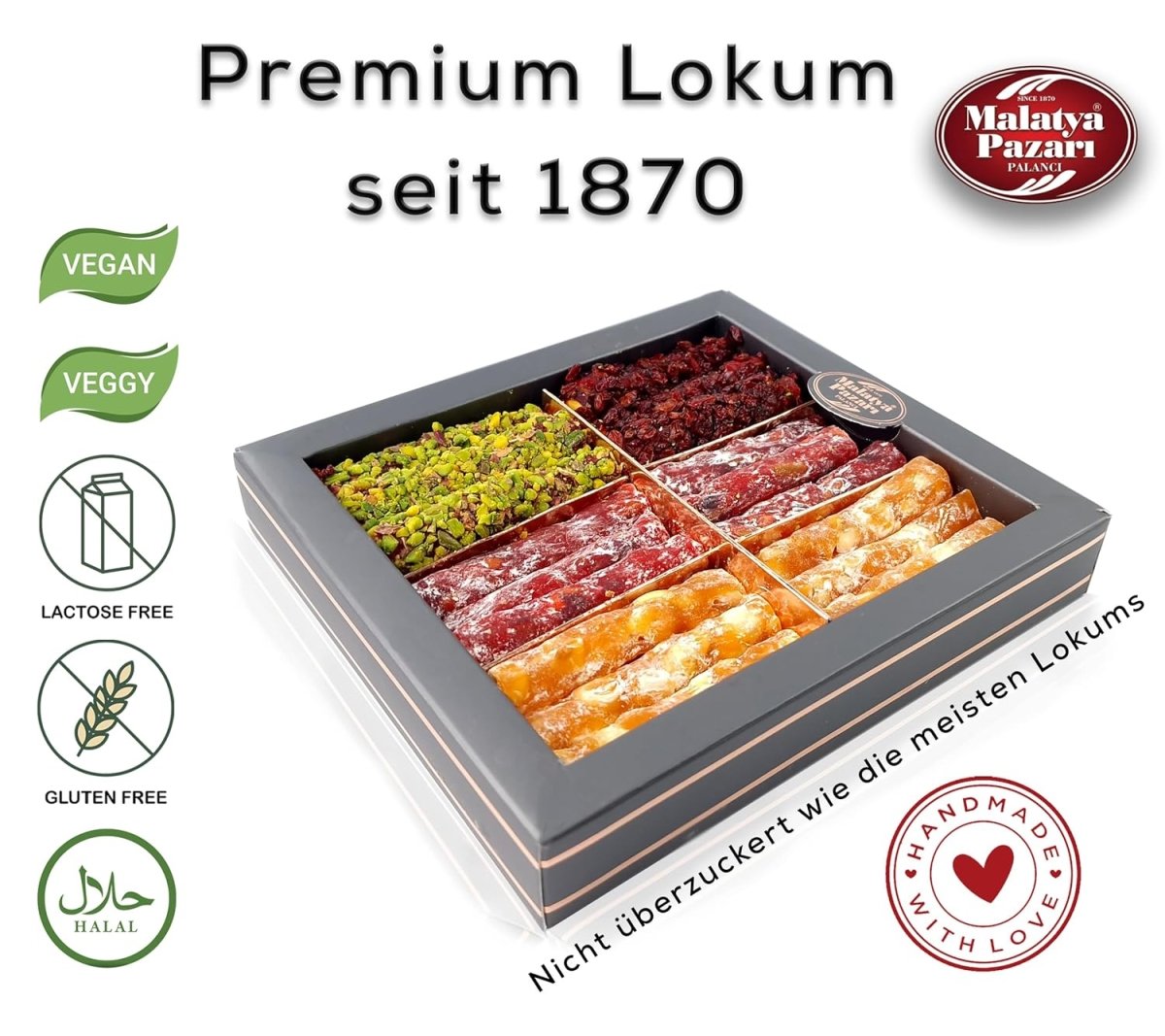 Lokum Sticks Klassik 370 gr. - Naturdeluxe