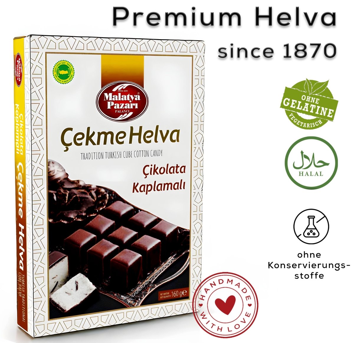 Schoko Cekme Helva 160 gr - Naturdeluxe
