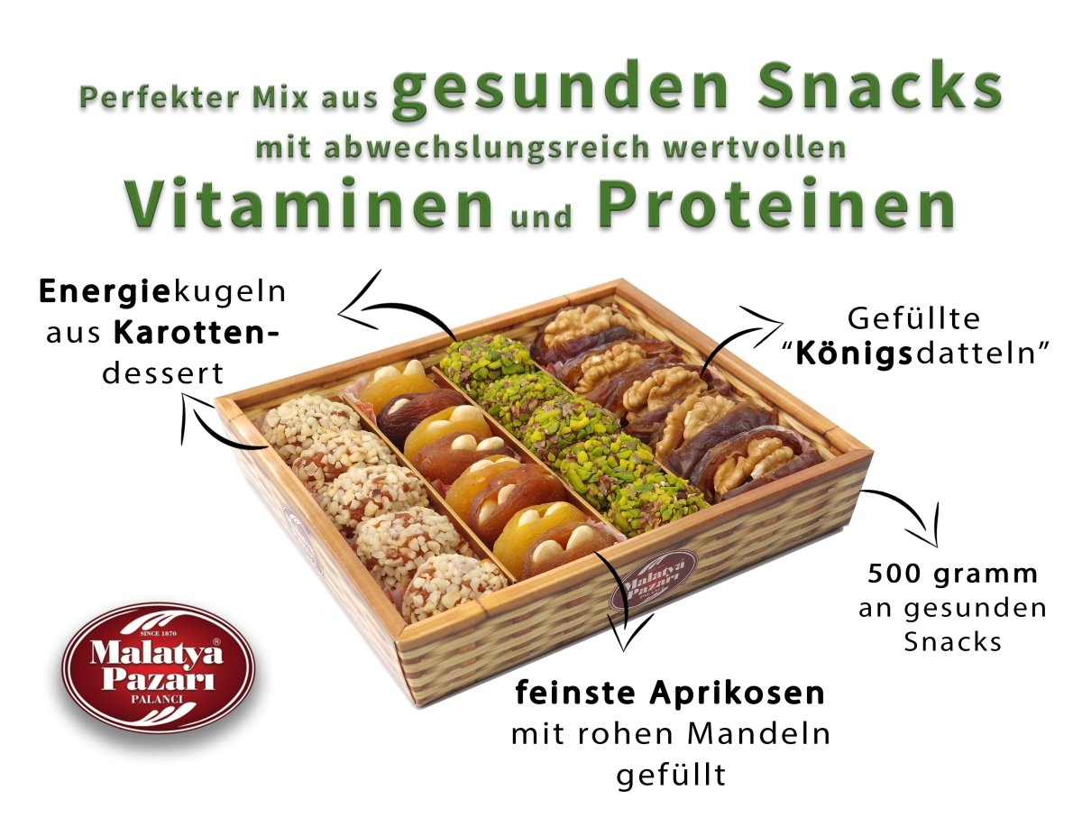 Special Gesunde Snacks Geschenkkorb 500 gr. - Naturdeluxe