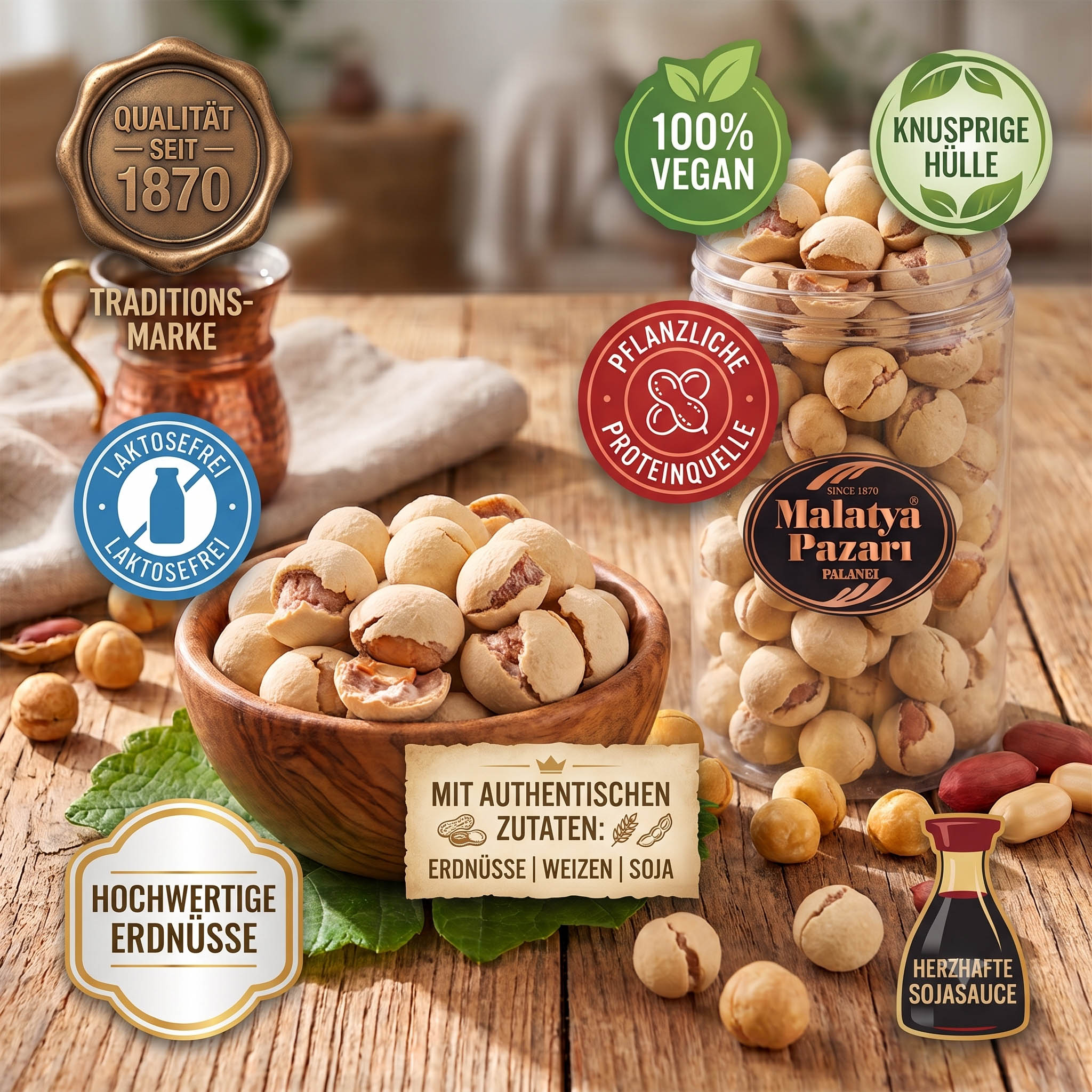 Topy Crunchy Erdnüsse 160 gr