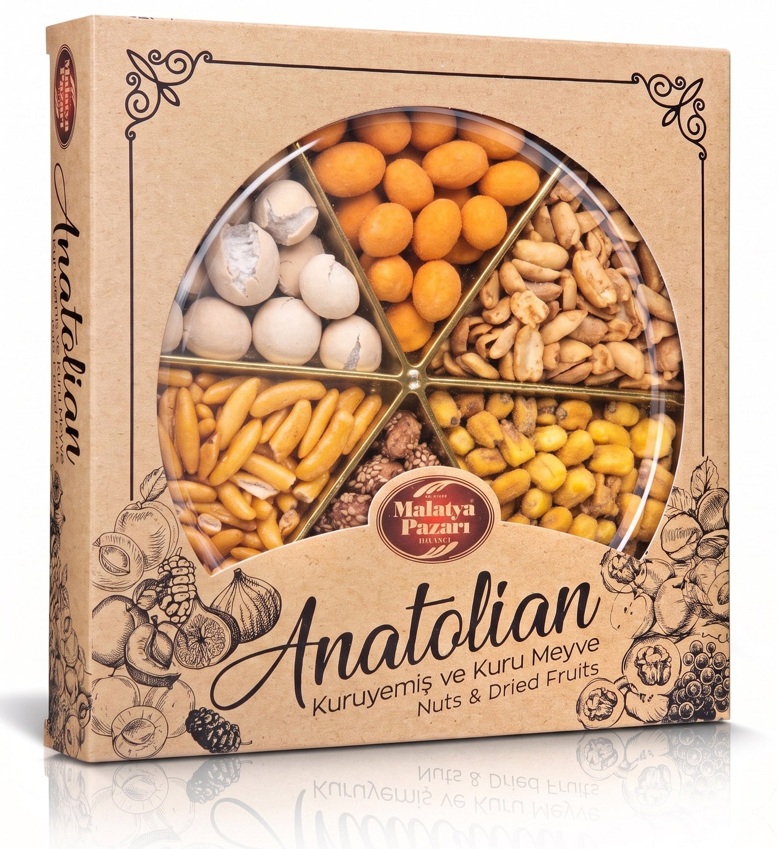 Anatolian 6in1 Würziger Snack & Nuss-Mix – Die Premium Knabberbox (245g)